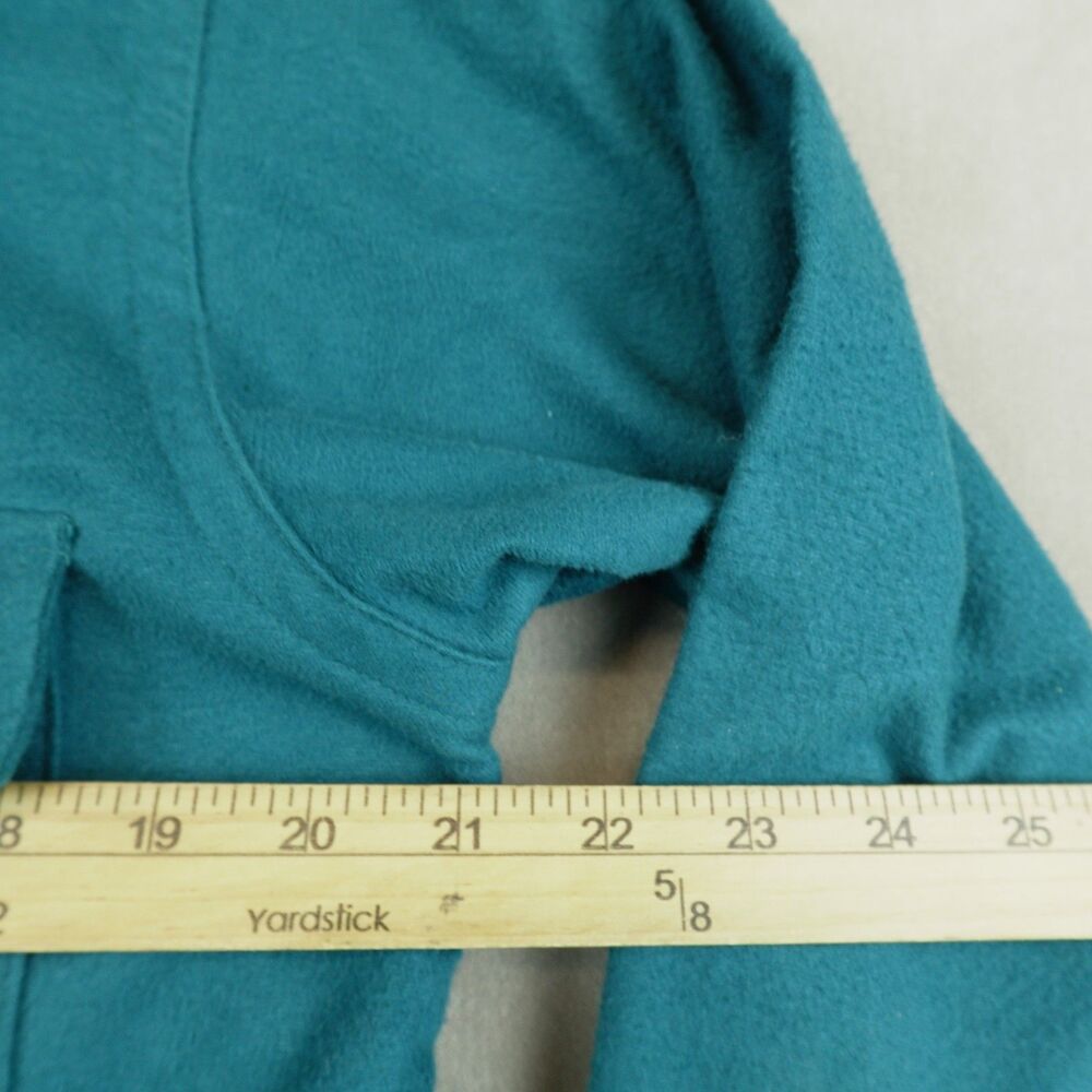 Vintage LL Bean Chamois Cloth Shirt Mens Sz 15.5 Made in USA Blue Flannel - Picture 5 of 11